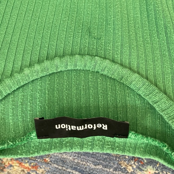 Reformation Green Knit Dress and Matching Top Two Pieces! On sale! Rare find! - Picture 8 of 11